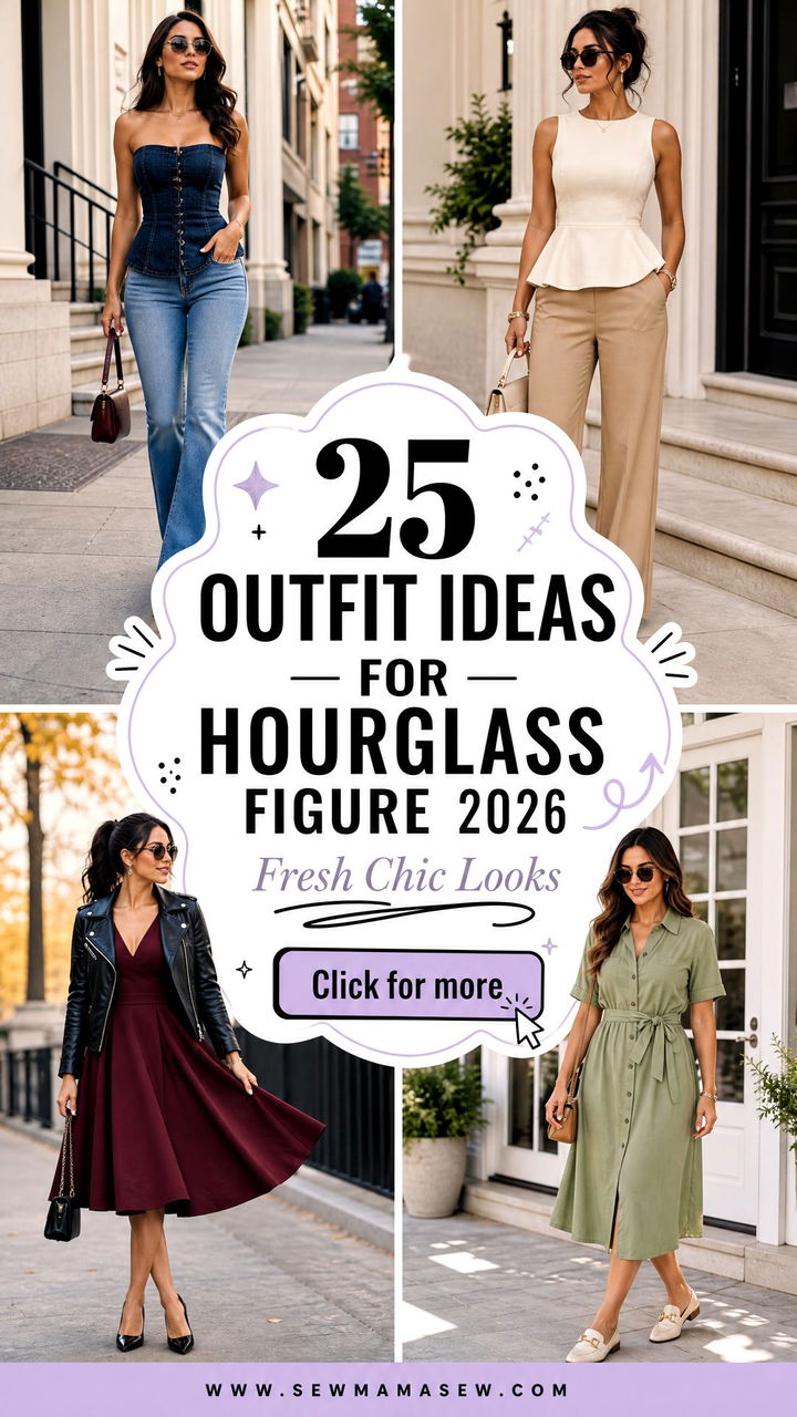 25 Outfit Ideas for Hourglass Figure 2026 Fresh Chic Looks - 25 Outfit Ideas for Hourglass Figure 2026: Fresh Chic Looks