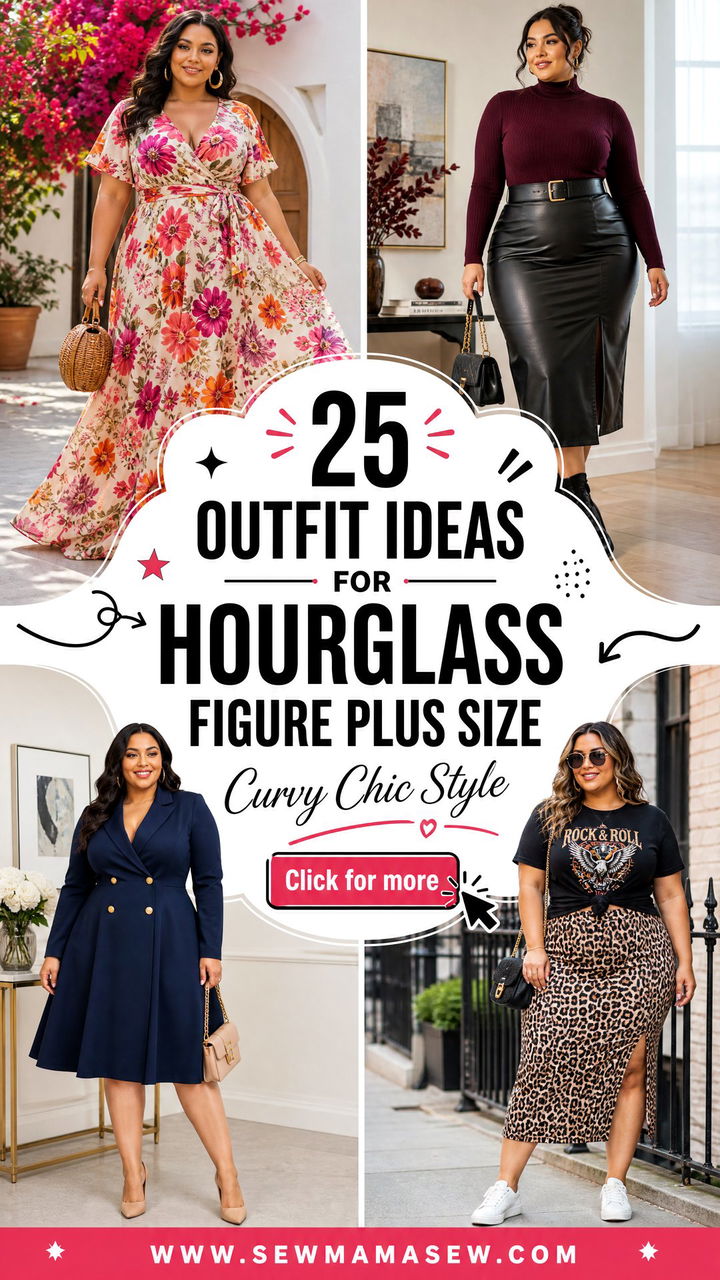 25 Outfit Ideas for Hourglass Figure Plus Size Curvy Chic - 25 Outfit Ideas for Hourglass Figure Plus Size: Curvy Chic