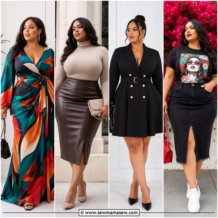 25 Outfit Ideas for Hourglass Figure Plus Size: Curvy Chic