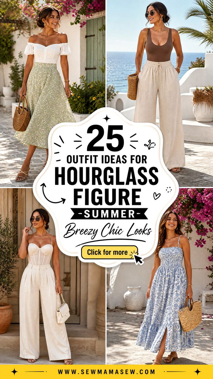 25 Outfit Ideas for Hourglass Figure Summer Breezy Chic - 25 Outfit Ideas for Hourglass Figure Summer: Breezy Chic