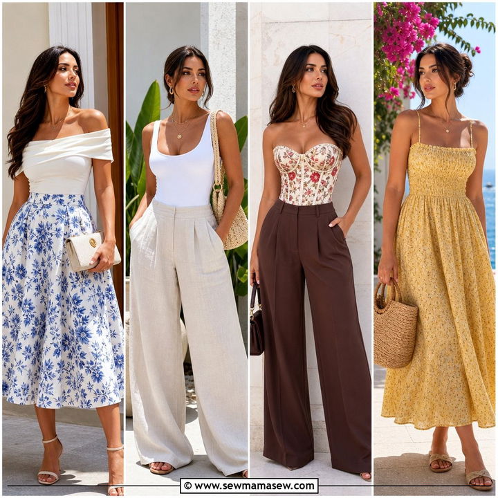 25 Outfit Ideas for Hourglass Figure Summer: Breezy Chic