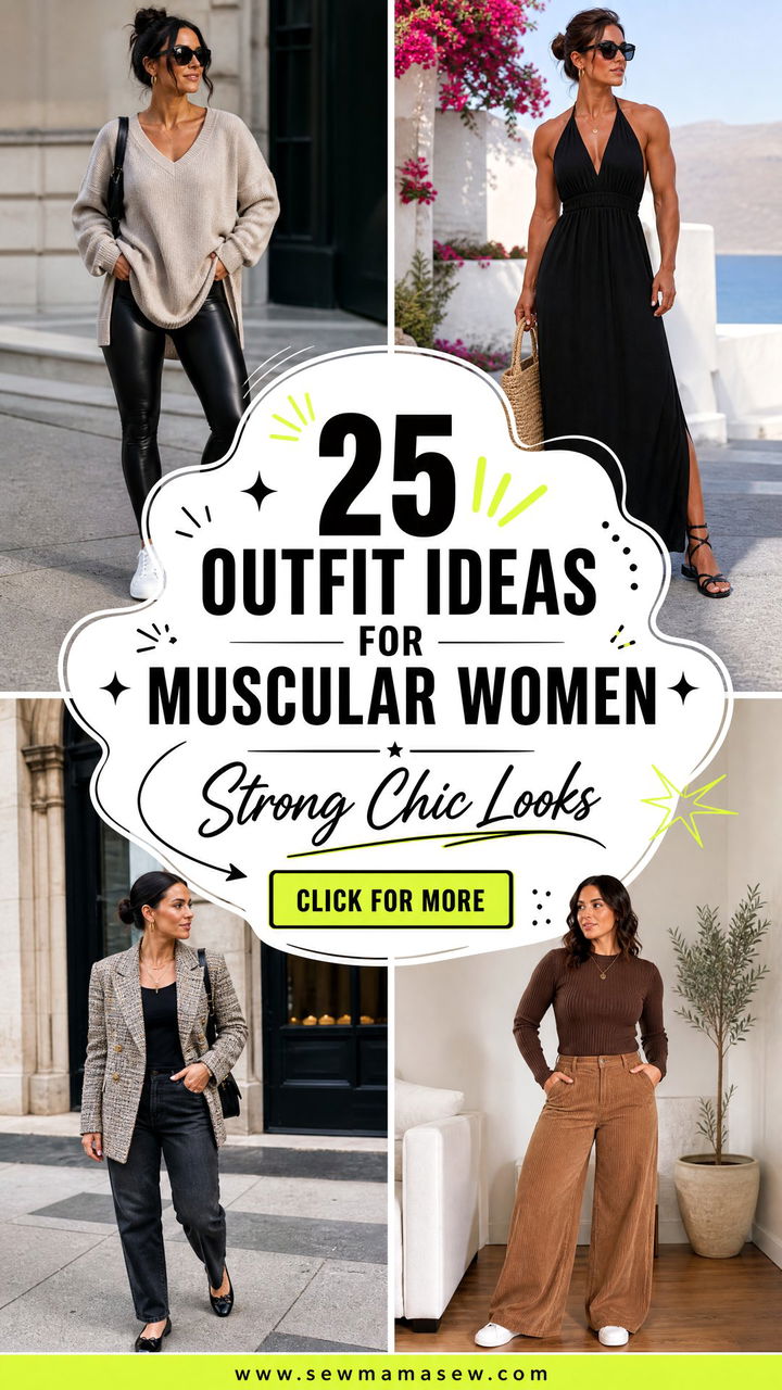 25 Outfit Ideas for Muscular Women Strong Chic Looks - 25 Outfit Ideas for Muscular Women: Strong, Chic Looks