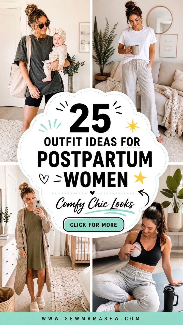 25 Outfit Ideas for Postpartum Women Comfy Chic Looks - 25 Outfit Ideas for Postpartum Women: Comfy Chic Looks