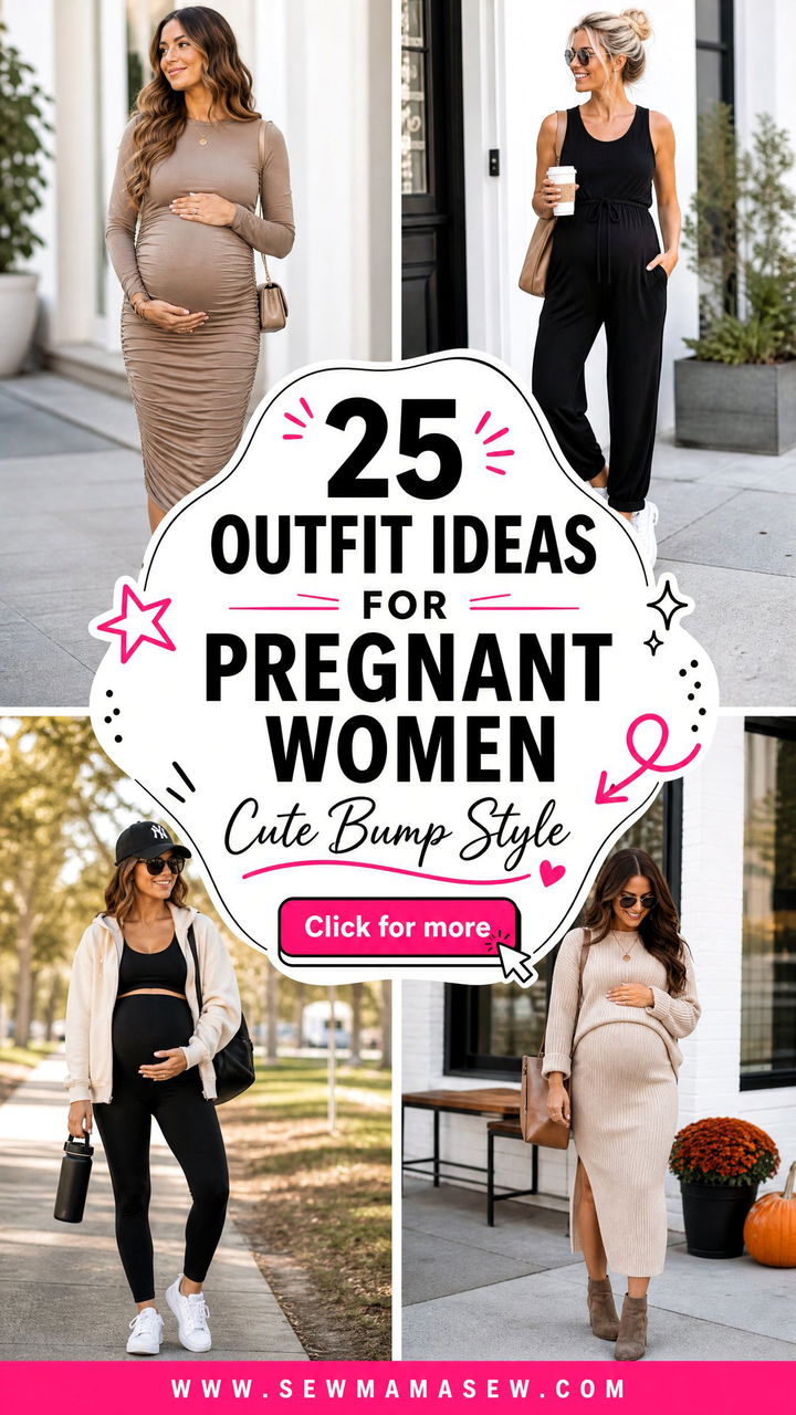 25 Outfit Ideas for Pregnant Women Cute Bump Style - 25 Outfit Ideas for Pregnant Women: Cute Bump Style