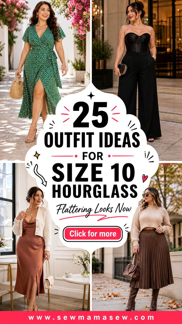 25 Outfit Ideas for Size 10 Hourglass Flattering Looks - 25 Outfit Ideas for Size 10 Hourglass: Flattering Looks