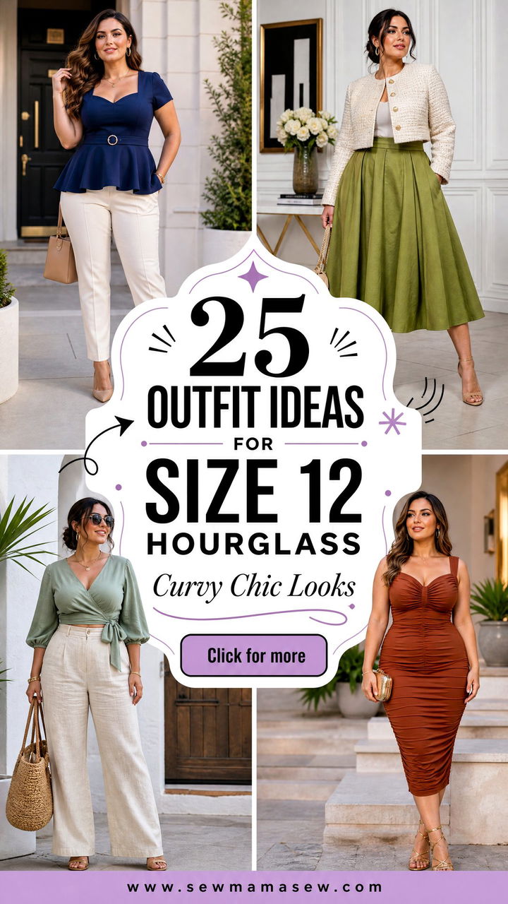 25 Outfit Ideas for Size 12 Hourglass Curvy Chic Looks - 25 Outfit Ideas for Size 12 Hourglass: Curvy Chic Looks