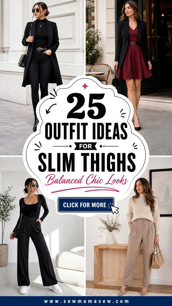25 Outfit Ideas for Slim Thighs Balanced Chic Looks - 25 Outfit Ideas for Slim Thighs: Balanced Chic Looks