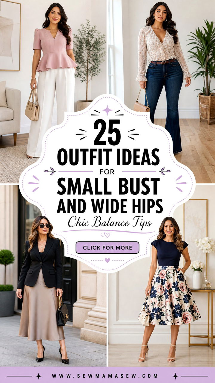 25 Outfit Ideas for Small Bust and Wide Hips Chic Balance - 25 Outfit Ideas for Small Bust and Wide Hips: Chic Balance