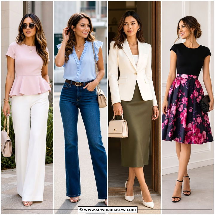 25 Outfit Ideas for Small Bust and Wide Hips: Chic Balance