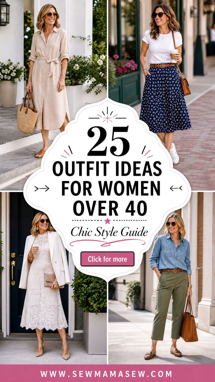 25 Outfit Ideas for Women Over 40 2026 Chic Style Guide - 25 Outfit Ideas for Women Over 40 2026 Chic Style Guide