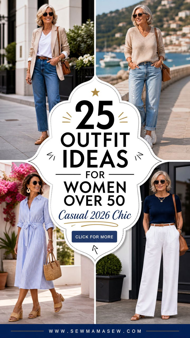 25 Outfit Ideas for Women Over 50 Casual 2026 Chic Guide - 25 Outfit Ideas for Women Over 50 Casual 2026 Chic Guide