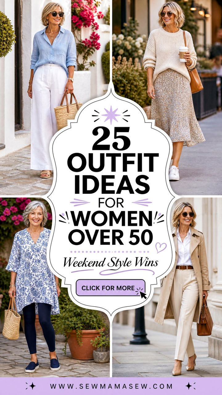 25 Outfit Ideas for Women Over 50 Weekend Style Wins - 25 Outfit Ideas for Women Over 50 Weekend Style Wins
