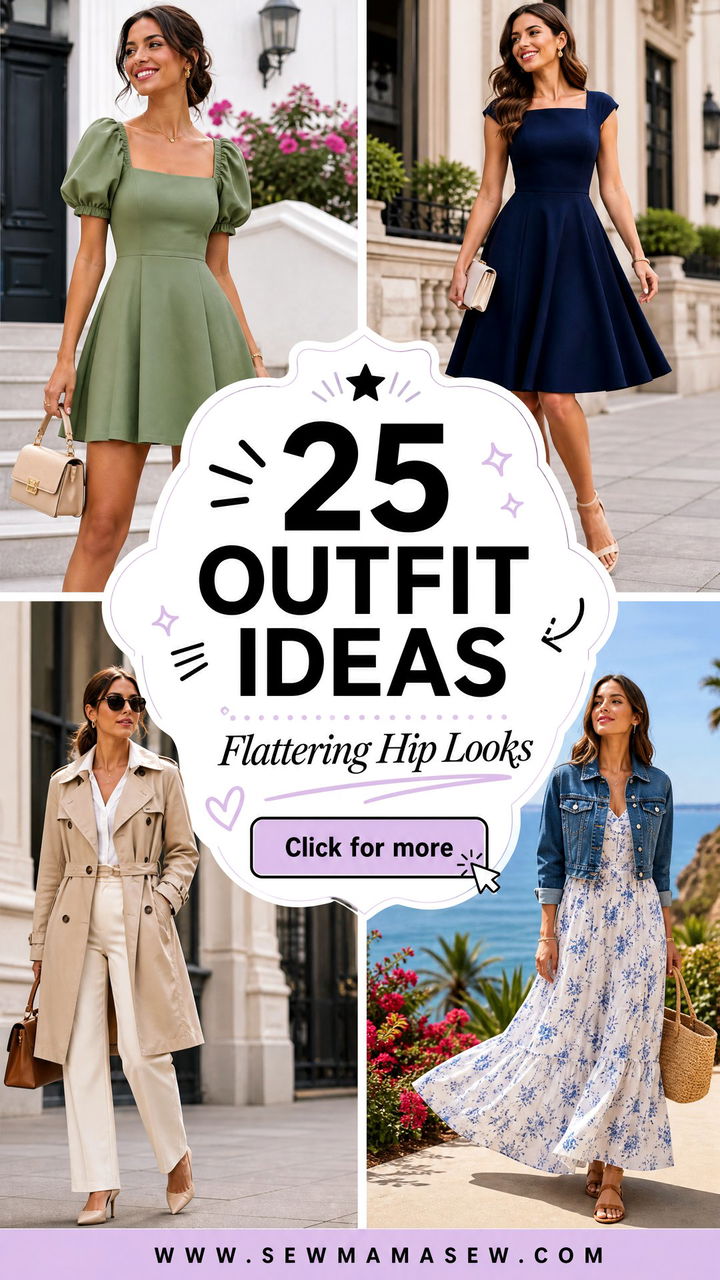 25 Outfit Ideas for Women With Wide Hips Flattering Looks - 25 Outfit Ideas for Women With Wide Hips: Flattering Looks