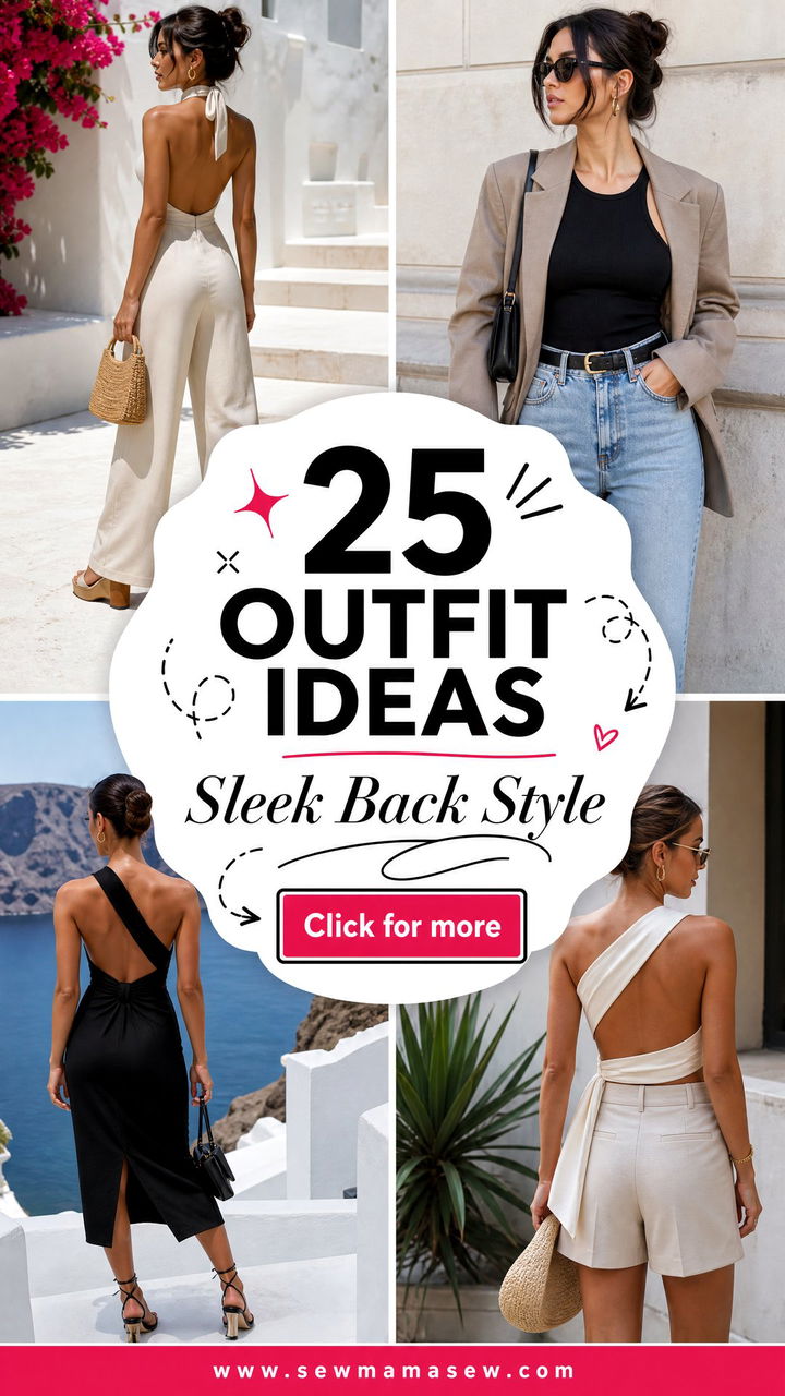25 Outfit Ideas to Flatter Back for Sleek Style Wins Now - 25 Outfit Ideas to Flatter Back for Sleek Style Wins Now