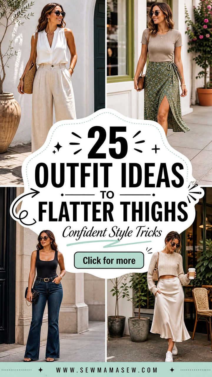 25 Outfit Ideas to Flatter Thighs for Confident Style - 25 Outfit Ideas to Flatter Thighs for Confident Style