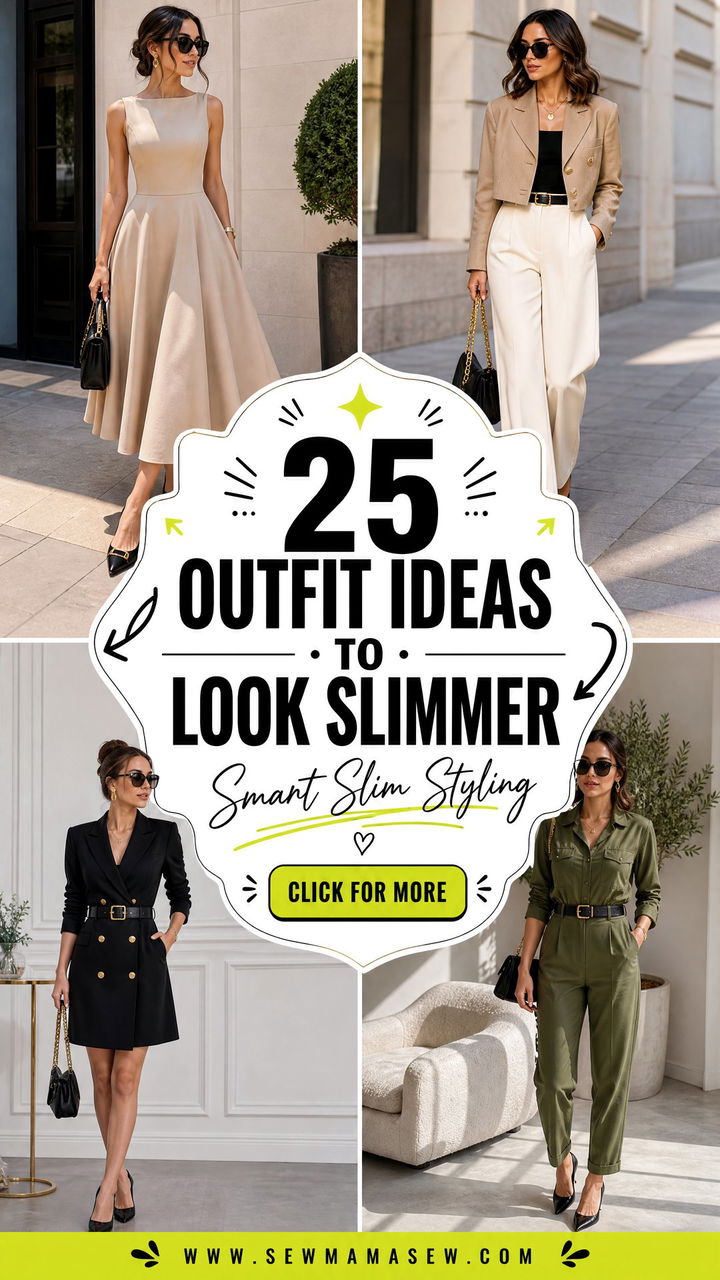 25 Outfit Ideas to Look Slimmer With Smart Styling - 25 Outfit Ideas to Look Slimmer With Smart Styling