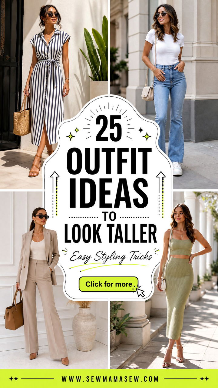 25 Outfit Ideas to Look Taller With Easy Styling Tricks - 25 Outfit Ideas to Look Taller With Easy Styling Tricks