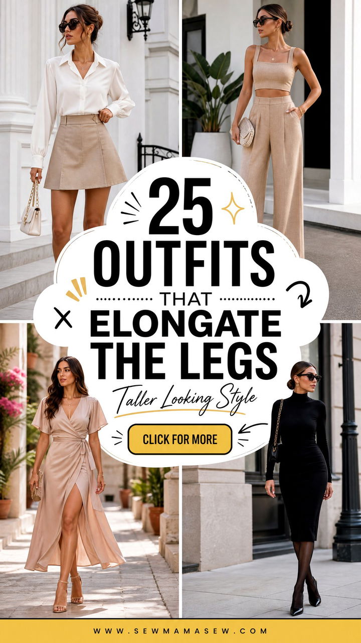 25 Outfits That Elongate the Legs for Taller-Looking Style - 25 Outfits That Elongate the Legs for Taller-Looking Style