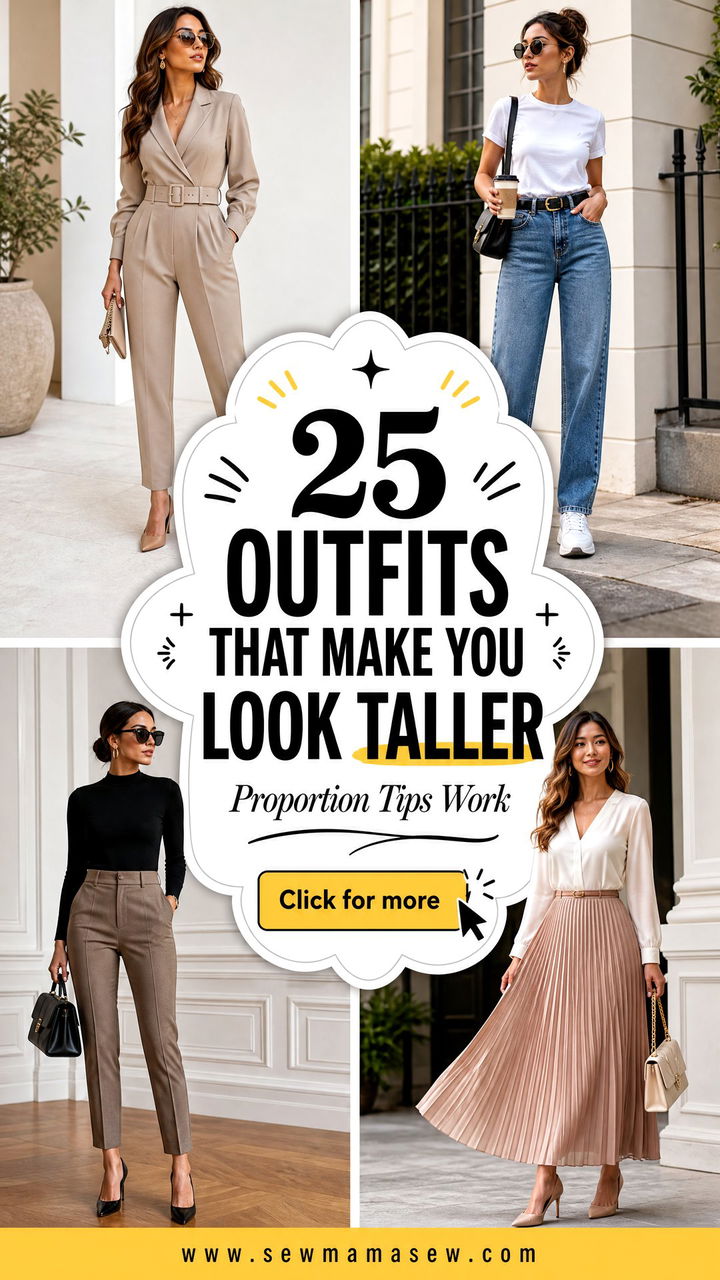 25 Outfits That Make You Look Taller With Proportion Tips - 25 Outfits That Make You Look Taller With Proportion Tips