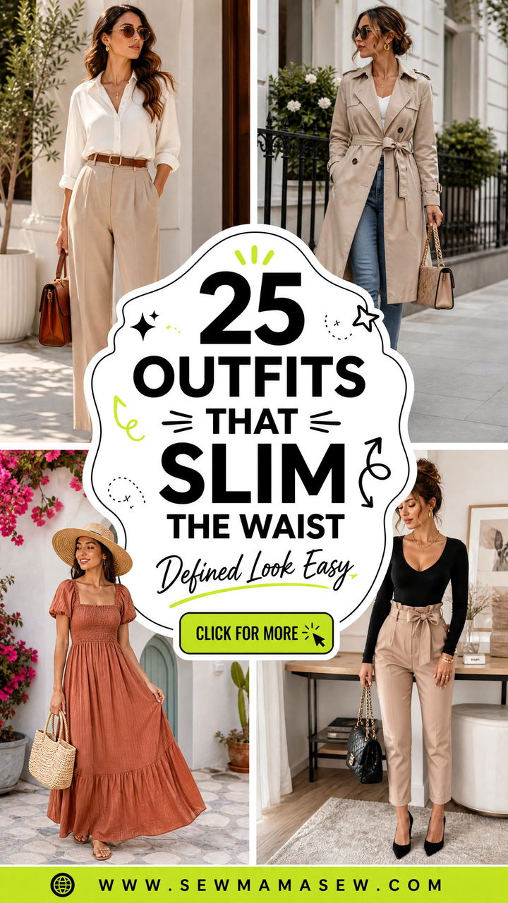 25 Outfits That Slim the Waist for a Defined Look With Ease - 25 Outfits That Slim the Waist for a Defined Look With Ease