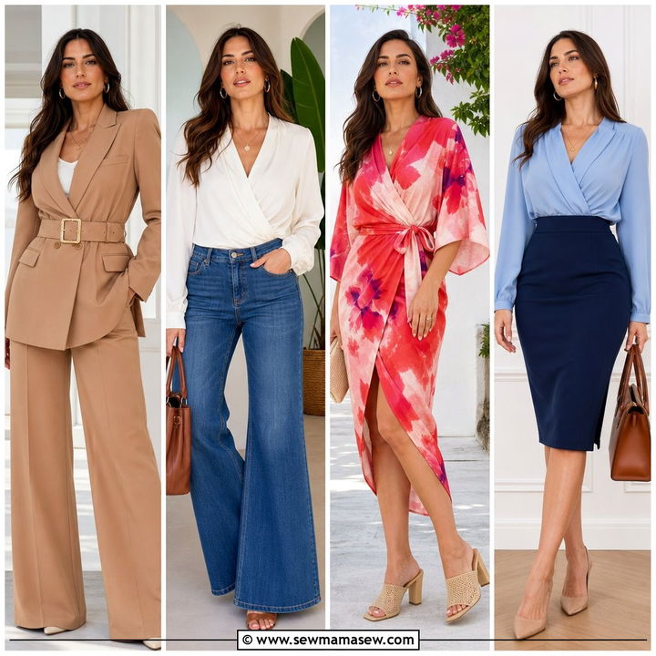 25 Outfits for Broad Shoulders That Balance Your Frame