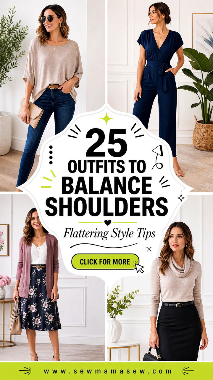 25 Outfits to Balance Shoulders Flattering Style Tips - 25 Outfits to Balance Shoulders: Flattering Style Tips