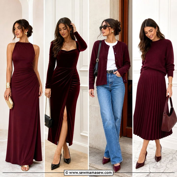 25 Oxblood Outfit Ideas for Rich, Polished Style