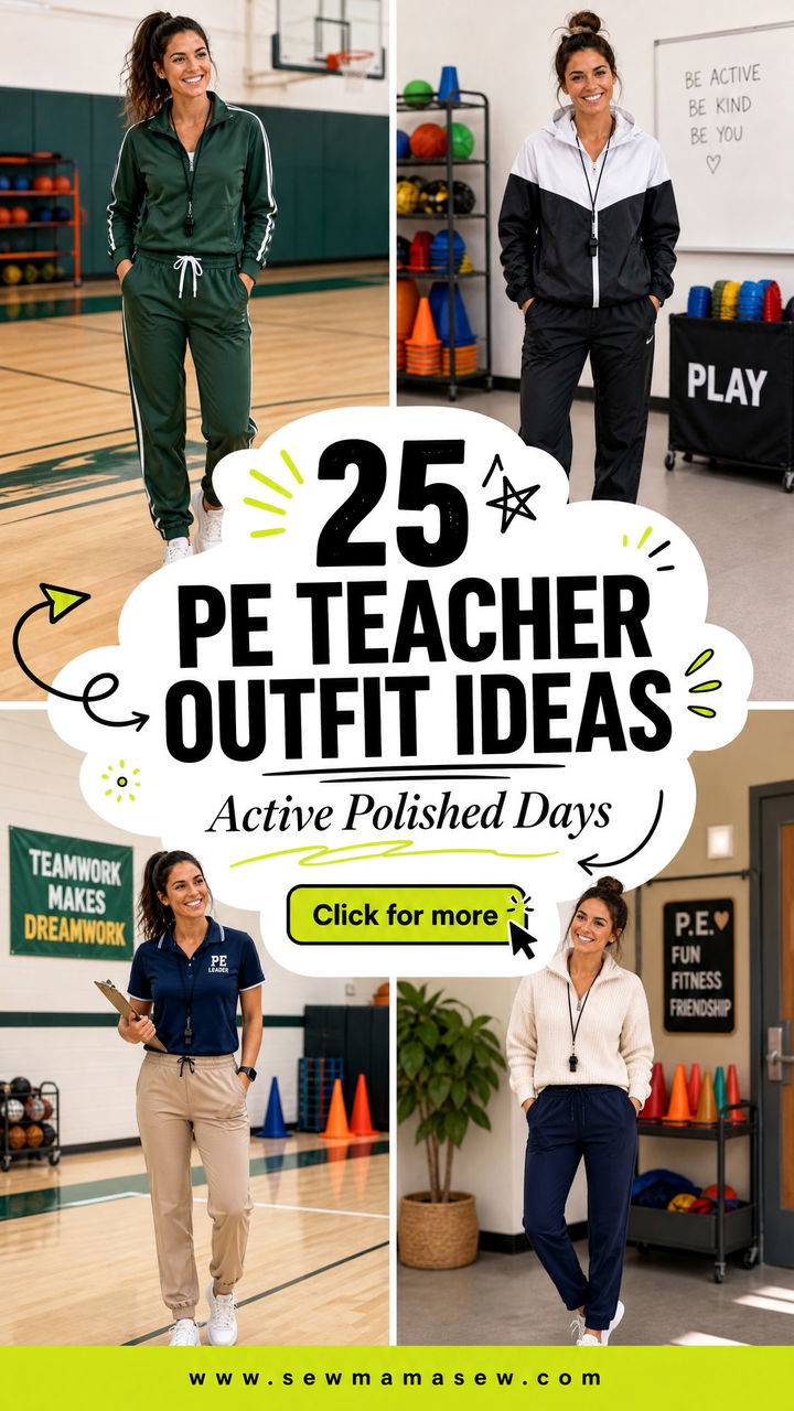 25 PE Teacher Outfit Ideas for Active Polished Days - 25 PE Teacher Outfit Ideas for Active, Polished Days