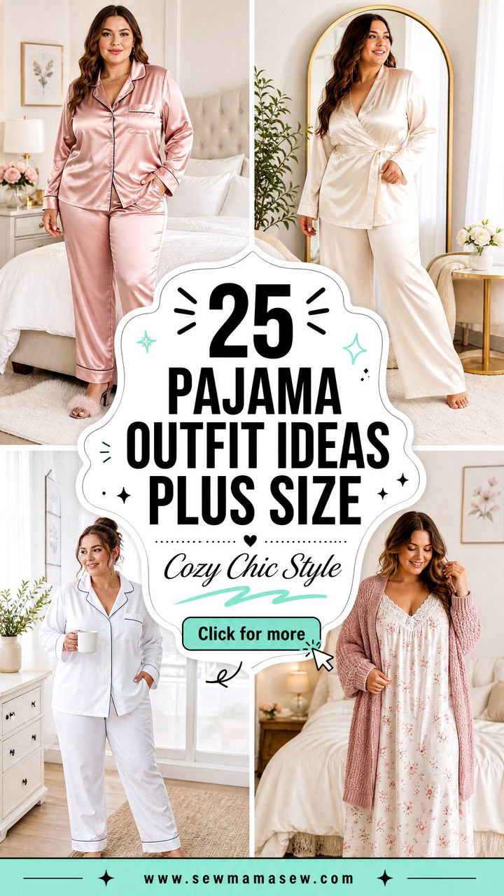 25 Pajama Outfit Ideas Plus Size for Cozy Chic Style - 25 Pajama Outfit Ideas Plus Size for Cozy Chic Style