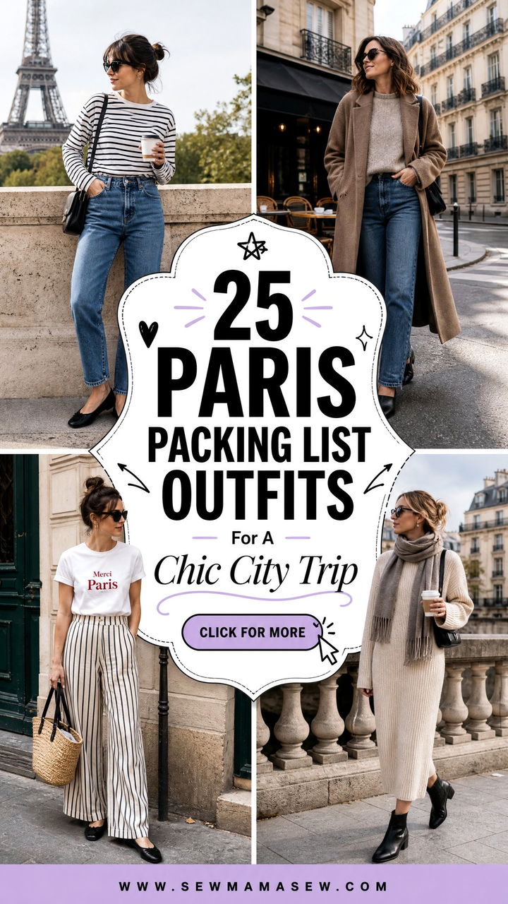 25 Paris Packing List Outfits For A Chic City Trip Now - 25 Paris Packing List Outfits For A Chic City Trip Now