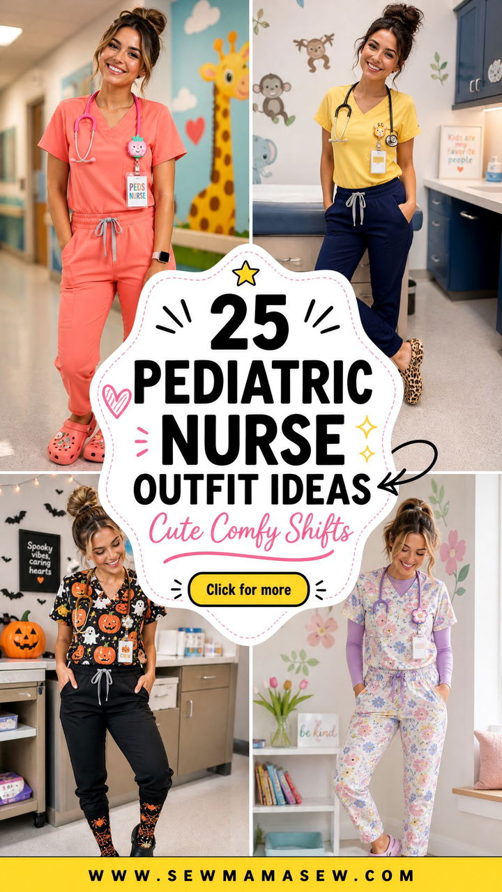 25 Pediatric Nurse Outfit Ideas for Cute Comfy Shifts - 25 Pediatric Nurse Outfit Ideas for Cute, Comfy Shifts