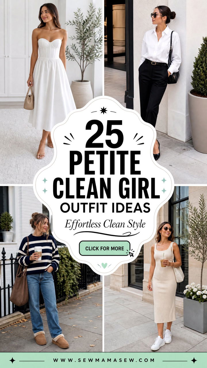 25 Petite Clean Girl Outfit Ideas for Effortless Style This Year - 25 Petite Clean Girl Outfit Ideas for Effortless Style This Year