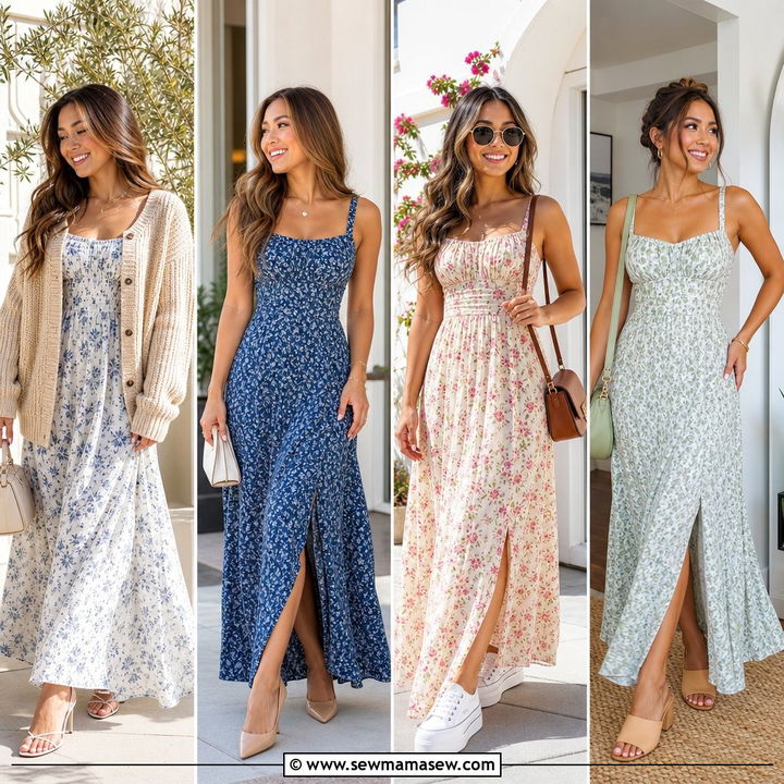 25 Petite Maxi Dress Outfit Ideas For Flattering Looks