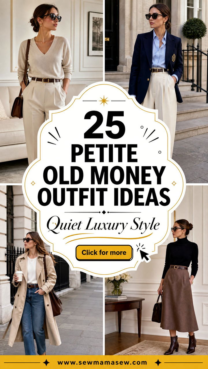 25 Petite Old Money Outfit Ideas For Quiet Luxury Style - 25 Petite Old Money Outfit Ideas For Quiet Luxury Style