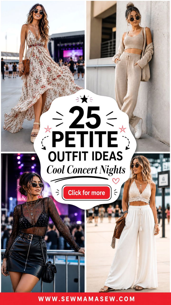 25 Petite Outfit Ideas For Concert Nights That Feel Cool - 25 Petite Outfit Ideas For Concert Nights That Feel Cool