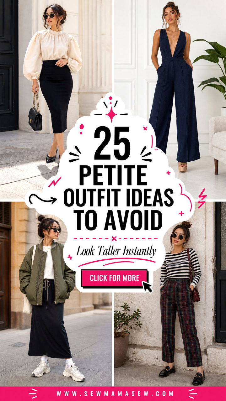 25 Petite Outfit Ideas To Avoid for a Taller-Looking Fit - 25 Petite Outfit Ideas To Avoid for a Taller-Looking Fit