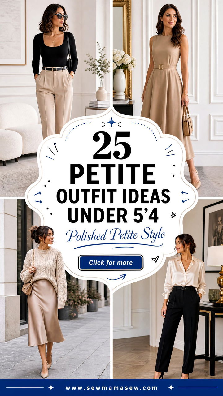 25 Petite Outfit Ideas Under 54 for Polished Looks - 25 Petite Outfit Ideas Under 5'4 for Polished Looks