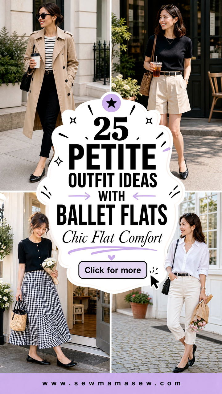 25 Petite Outfit Ideas With Ballet Flats for Chic Comfort - 25 Petite Outfit Ideas With Ballet Flats for Chic Comfort