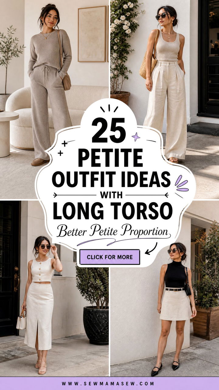 25 Petite Outfit Ideas With Long Torso for Better Proportion - 25 Petite Outfit Ideas With Long Torso for Better Proportion