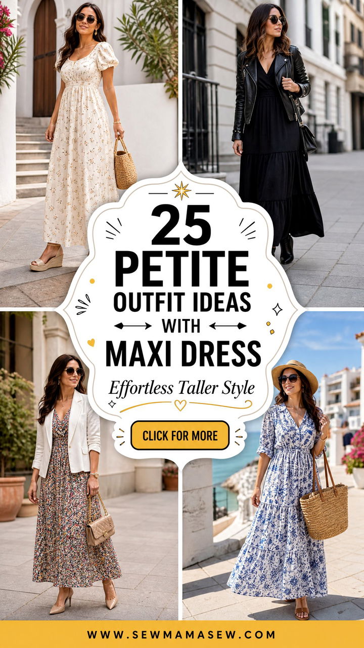 25 Petite Outfit Ideas With Maxi Dress for Effortless Height - 25 Petite Outfit Ideas With Maxi Dress for Effortless Height