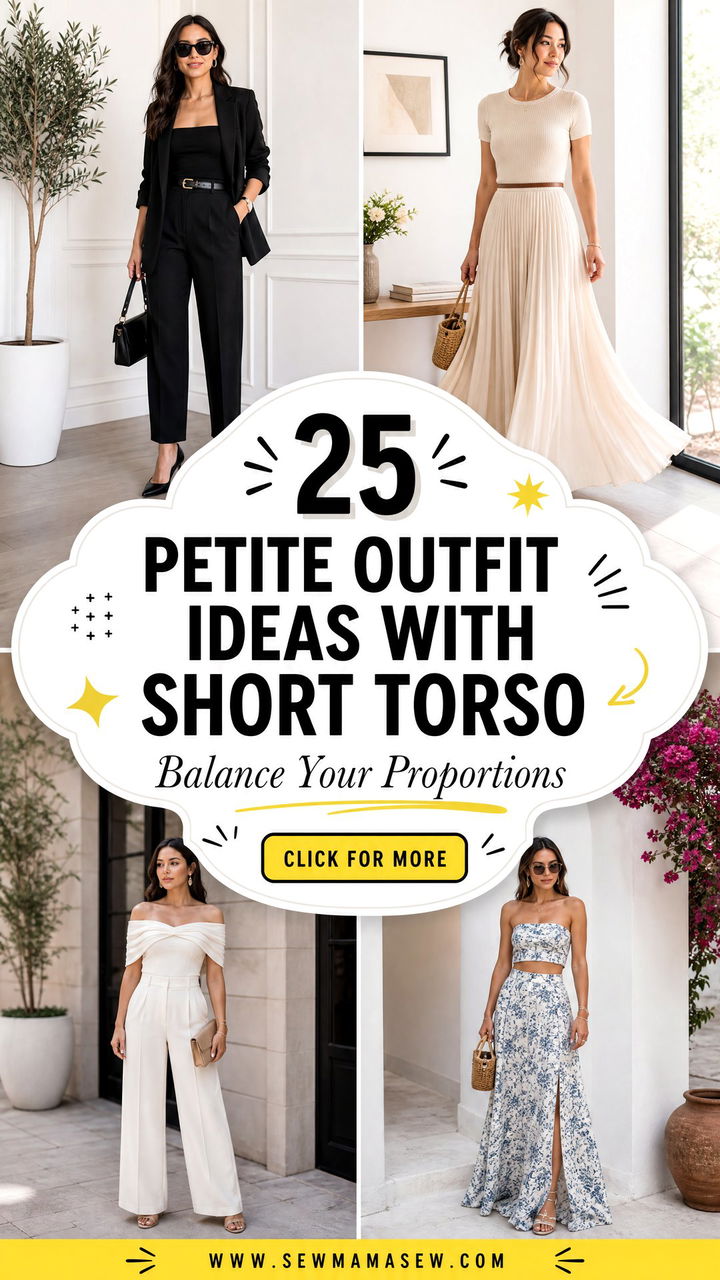 25 Petite Outfit Ideas With Short Torso Styling Tricks - 25 Petite Outfit Ideas With Short Torso Styling Tricks