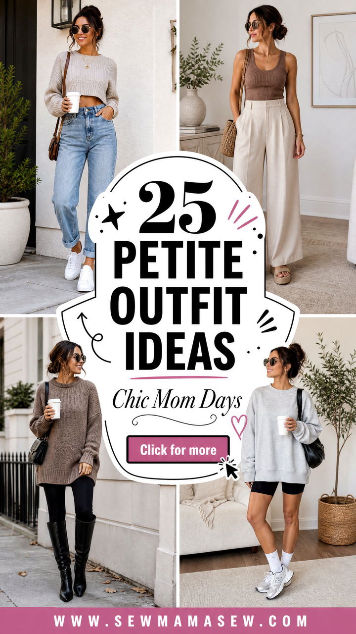 25 Petite Outfit Ideas for Moms to Feel Chic Every Day Now - 25 Petite Outfit Ideas for Moms to Feel Chic Every Day Now