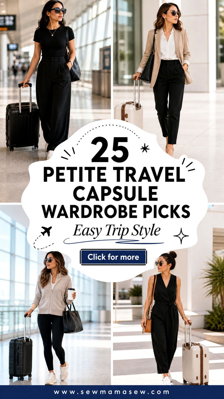 25 Petite Travel Capsule Wardrobe Picks For Easy Trips - 25 Petite Travel Capsule Wardrobe Picks For Easy Trips