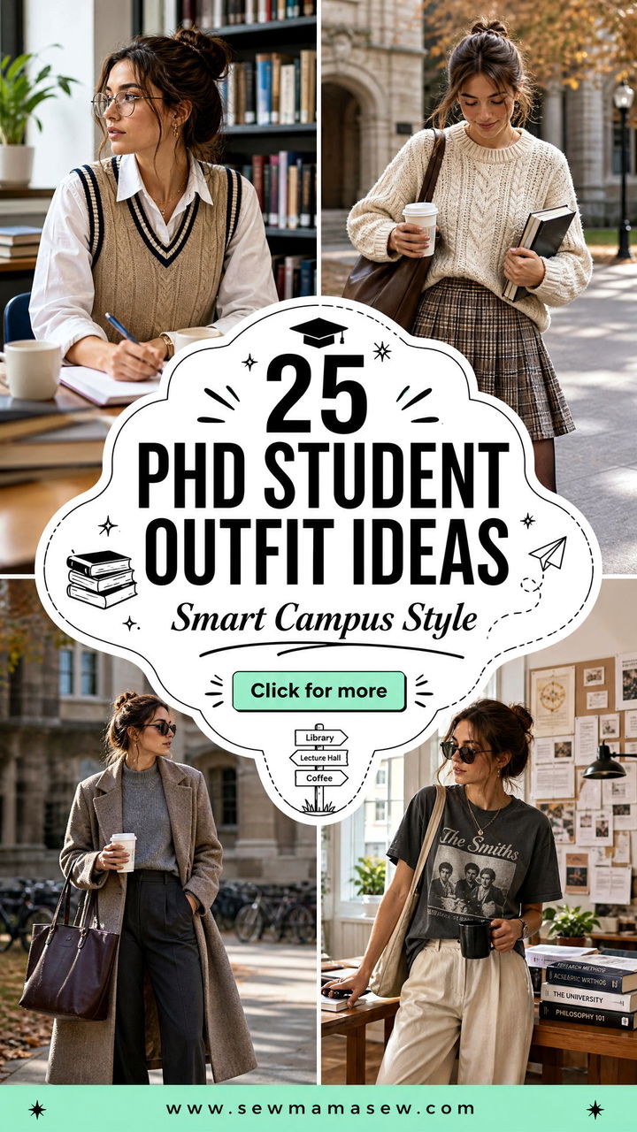25 PhD Student Outfit Ideas for Smart Campus Style All Week - 25 PhD Student Outfit Ideas for Smart Campus Style All Week