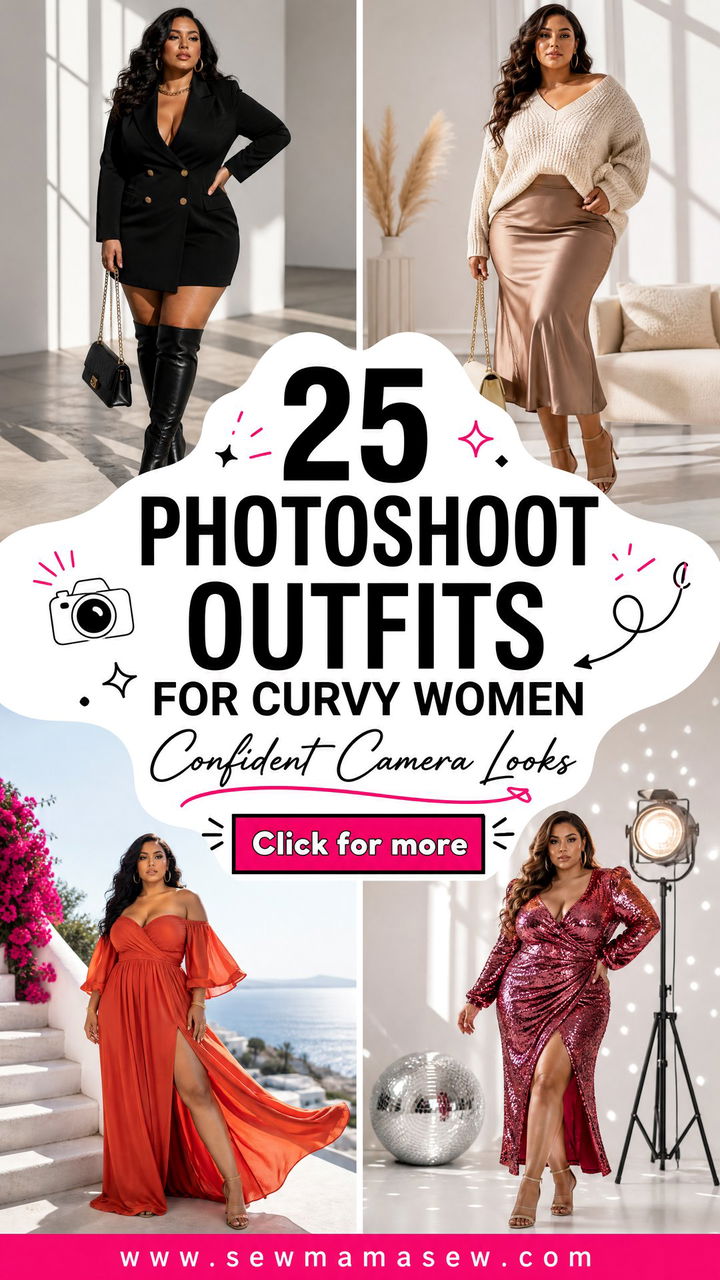25 Photoshoot Outfits for Curvy Women to Feel Confident - 25 Photoshoot Outfits for Curvy Women to Feel Confident