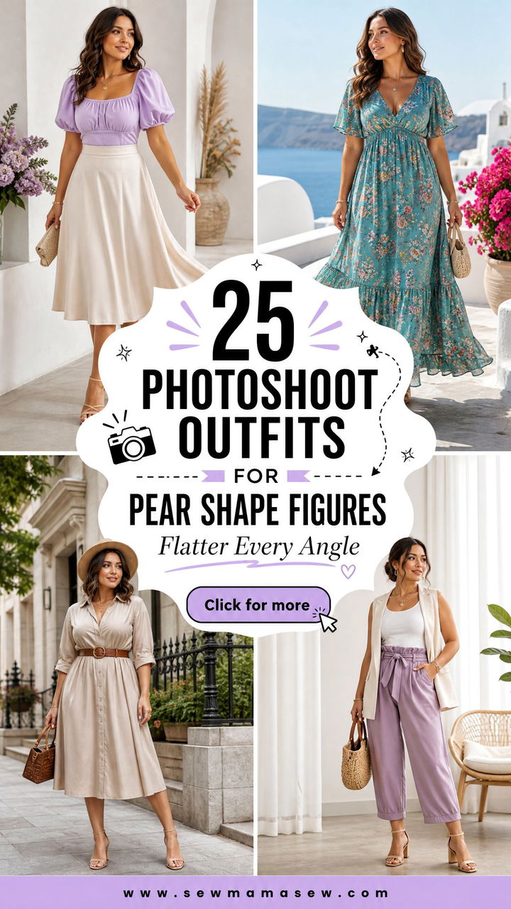 25 Photoshoot Outfits for Pear Shape Figures That Flatter - 25 Photoshoot Outfits for Pear Shape Figures That Flatter