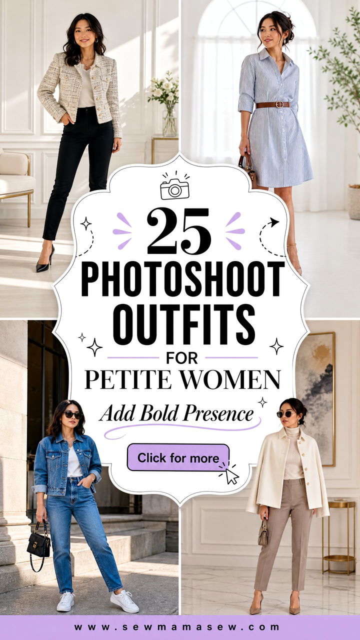 25 Photoshoot Outfits for Petite Women That Add Presence - 25 Photoshoot Outfits for Petite Women That Add Presence
