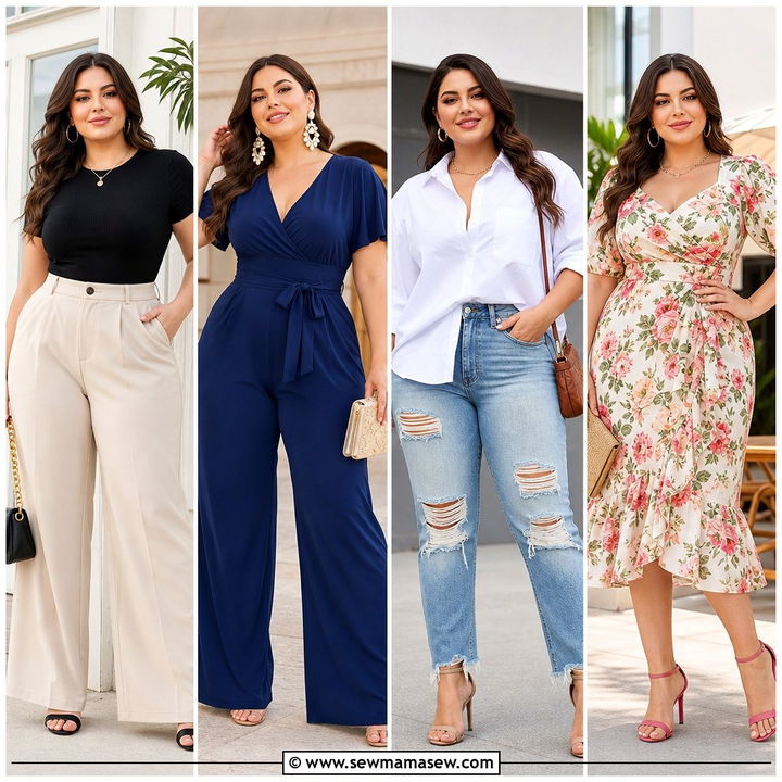 25 Photoshoot Outfits for Plus Size Confidence on Camera