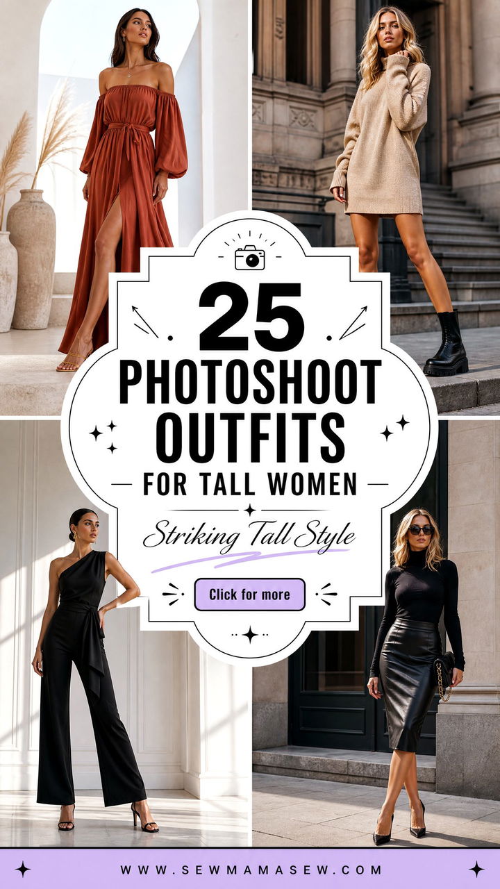 25 Photoshoot Outfits for Tall Women With Striking Style - 25 Photoshoot Outfits for Tall Women With Striking Style