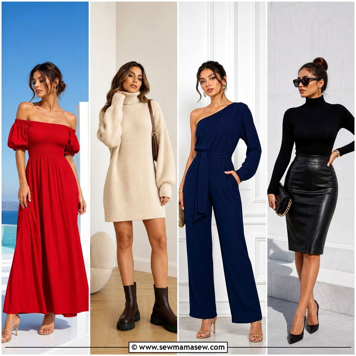 25 Photoshoot Outfits for Tall Women With Striking Style